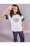 Senior Girls White Oversized Printed T-Shirt - 5