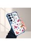 Samsung Galaxy S24 Ultra Compatible Transparent Silicone Flutter Protective Case Butterfly Patterns