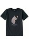 Cotton Fabric Children's T-Shirt – Bicycle Elephant and Cake Printed T-Shirt