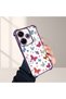 Xiaomi Redmi 13 Compatible Transparent Silicone Flutter Protective Case Butterfly Patterns