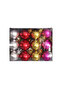 Christmas Tree Ornament 12 Pieces Ball 4 Colors 3 cm Diameter - 2