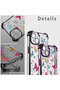 Xiaomi Redmi 14C Compatible Transparent Silicone Flutter Protective Case Butterfly Patterns - 7