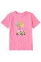 Cotton Fabric Children's T-Shirt – Cute Car with Balloons Printed T-Shirt