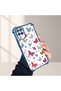 Samsung Galaxy A12/M12 Compatible Transparent Silicone Flutter Protective Case Butterfly Patterns