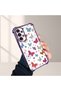 Samsung Galaxy A13 4g Compatible Transparent Silicone Flutter Protective Case Butterfly Patterns