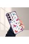 Samsung Galaxy S24 Plus Compatible Transparent Silicone Flutter Protective Case Butterfly Patterns