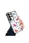 Samsung Galaxy S23 Ultra Compatible Transparent Silicone Flutter Protective Case Butterfly Patterns - 3