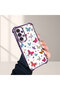Samsung Galaxy A33 5g Compatible Transparent Silicone Flutter Protective Case Butterfly Patterns