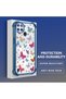 Realme C21Y/C25Y Compatible Transparent Silicone Flutter Protective Case Butterfly Patterns - 4