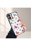 Samsung Galaxy A04E Compatible Transparent Silicone Flutter Protective Case Butterfly Patterns