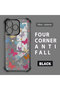 Realme C53 Compatible Transparent Silicone Flutter Protective Case Butterfly Patterns - 2