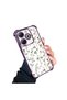 Infinix Smart 8/8 Pro Compatible Transparent Silicone Flutter Protective Case Flower Patterns - 2