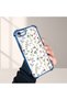iPhone 7/8/Se 2020 2022 Compatible Transparent Silicone Flutter Protective Case Flower Patterns - 5