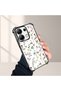 Xiaomi Redmi Note 13 4g Compatible Transparent Silicone Flutter Protective Case Flower Patterns - 5