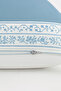 Veronika 2-Pack Turquoise Patterned Cotton Fabric Zippered Pillowcase - 4