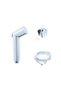 Set complet dus igienic Radinavico, crom