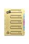 Separators Bristol - A4 Size - 5 Colored - 3