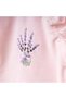 Lavender Embroidered Velvet 100% Cotton Newborn Hospital Discharge Set Baby Girl - 2