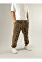 Street Washed Brown Men's Design Baggy Pants Coc2647 - 4
