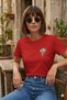 Buquet of Flowers B Printed Women's T-Shirt - 2