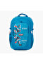 Wiki Printed School Backpack with Adjustable Shoulder Straps - 24x24x47 cm