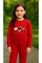 Team Sweatshirt Sweet Heart Printed Girls Boys Crew Neck3 4-5-6-7-8-9-10-11-12Years