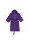 Kids Bathrobe 76 x 108 Cm 6 Year 400 GSM Purple 100% Terry Cotton Set of 1 - 7