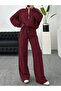 Women's Stitching Detail Jacket Sweatpants Set