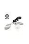 4-in-1 Cutlery Set – Spoon, Fork, Knife & Bottle Opener, Portable