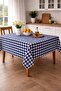 Checkered Tablecloth, Table Cloth, Picnic Cover, Duck Fabric, Water and Stain Repellent, Bohemian Style - 2