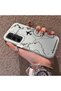 Samsung Galaxy A55 Compatible Silicone Edge Hard Back Anti-Fall Case Airplane Patterns - 2