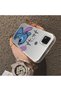 Xiaomi Poco C31 Compatible Stitch Couple Pattern Case Silicone Edge Hard Back Anti-Fall - 4