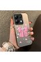 Xiaomi Redmi Note 13 Compatible Silicone Edge Hard Back Anti-Fall Case Butterfly Knot Patterns - 5