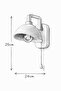 Concrete Look Wall Sconce | Pull Chain Switch | Bedroom & Living Room | Bulb Included - Electric - 4