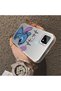 Realme C21 Compatible Stitch Pair Pattern Case Silicone Edge Hard Back Anti-Fall - 4