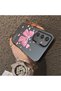 Samsung Galaxy S24 Compatible Silicone Edge Hard Back Anti-Fall Case Butterfly Knot Patterns - 3