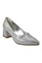 9602 25Ya Women's Evening Dress Shoes Silver