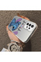 Samsung Galaxy A73 Compatible Stitch Couple Pattern Case Silicone Edge Hard Back Anti-Fall - 4