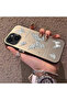 iPhone 15 Compatible Silicone Edge Hard Back Anti Fall Case Beautiful Patterns - 4