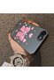 iPhone 7/8/Se 2020 2022 Compatible Silicone Edge Hard Back Anti Fall Case Butterfly Knot Patterns - 4