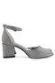 425 25Ya Women's Evening Dress Shoes Silver - 3