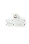 3 Way T-Socket Multi Adapter with 2 USB-A and 1USB-C Ports - 8
