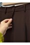 Melita Back Cover Carrot Leg Belted Trousers-Mt5018 Brown - 5