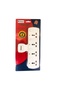 4-Way Socket, White, WT04S - 2