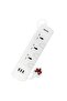 3W Extension Socket and 3 USB Ports, 2 m, 3134 - 7