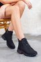 Women's Genuine Leather Casual Boots, Women's Extra Lightweight Boots - 4