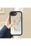 iPhone 16E Compatible Butterfly Mirror Anti-Fall Silicone Phone Case - 3