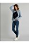Women's Crew Neck Diamond Pattern Trendy Sweater Brown _Beige - 2