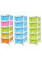 5 Tier Plastic Drawer with Wheel 2525 - 3