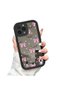 iPhone 14 Pro Max Compatible Phone Case Lacing Mirrored Anti-Drop Silicone Case